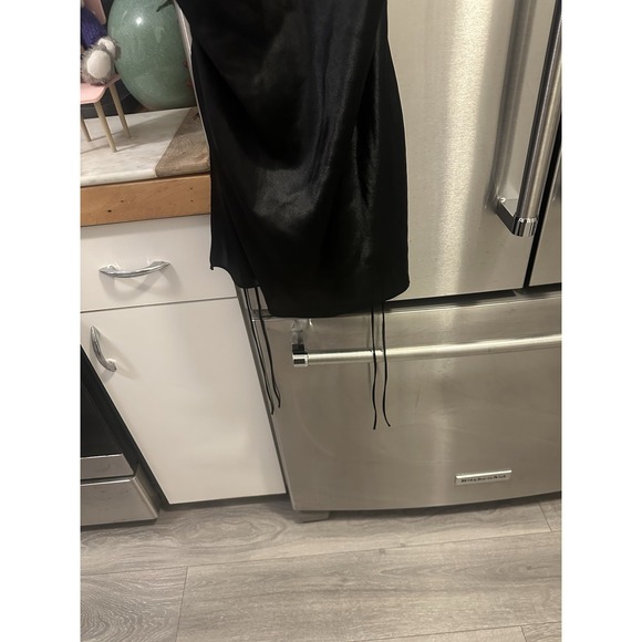 Victoria's Secret Pink Tag Dress/Nightie Black SzM Lace Up Sides Adjust Straps - Picture 11 of 11